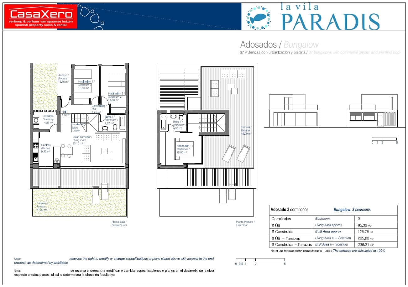 3 quarto Bungalow para venda em La Villajoyosa / Vila Joiosa com piscina garagem - 845 000 € (Ref: 7494810)