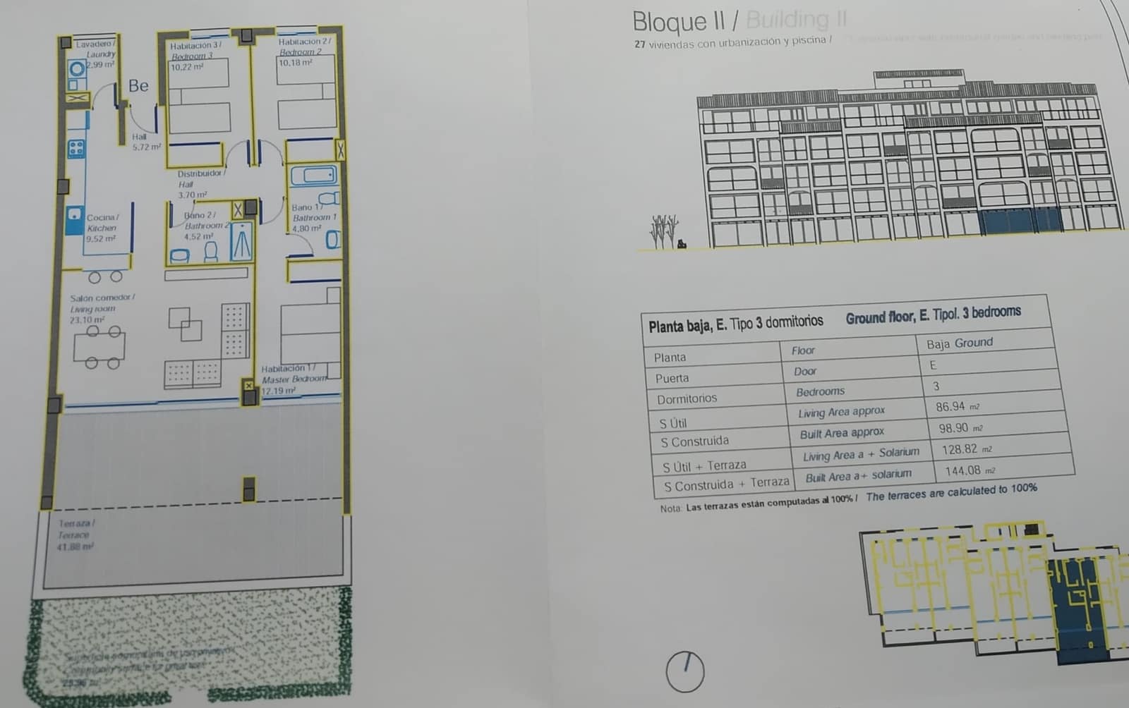 3 makuuhuone Huoneisto myytävänä paikassa La Villajoyosa / Vila Joiosa mukana uima-altaan 
autotalli - 545 000 € (Ref: 7535115)