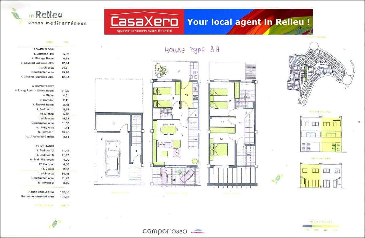 3 soveværelse Byhus til salg i Relleu med swimmingpool garage - € 199.000 (Ref: 9191852)