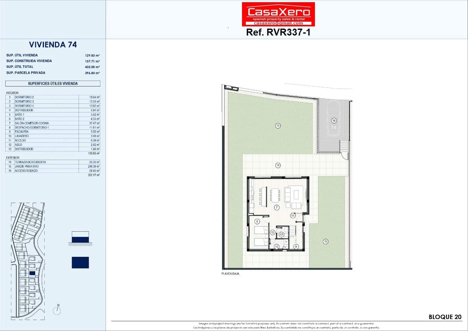 4 camera da letto Villa in vendita in Finestrat con piscina garage - 550.000 € (Rif: 9205769)