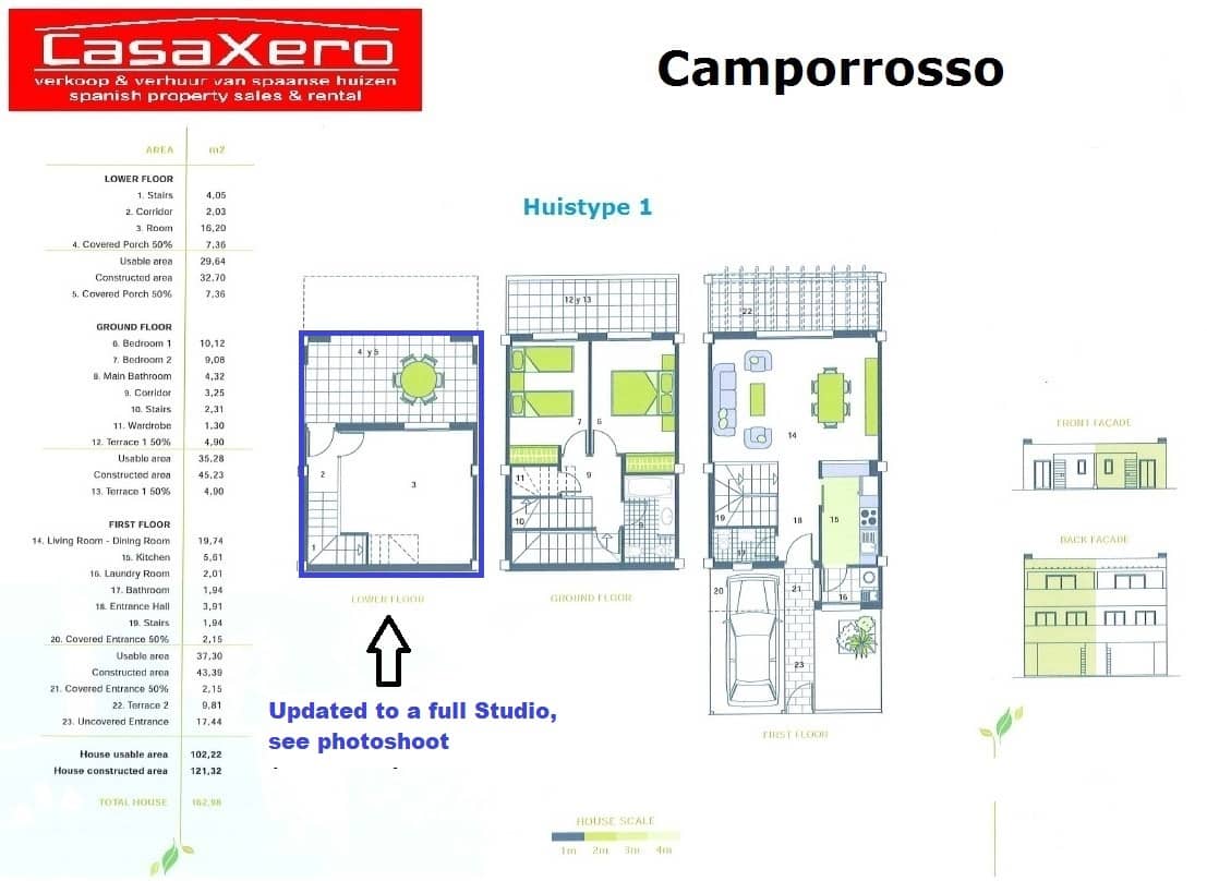 3 quarto Casa em Banda para venda em Relleu com piscina garagem - 195 000 € (Ref: 9205772)