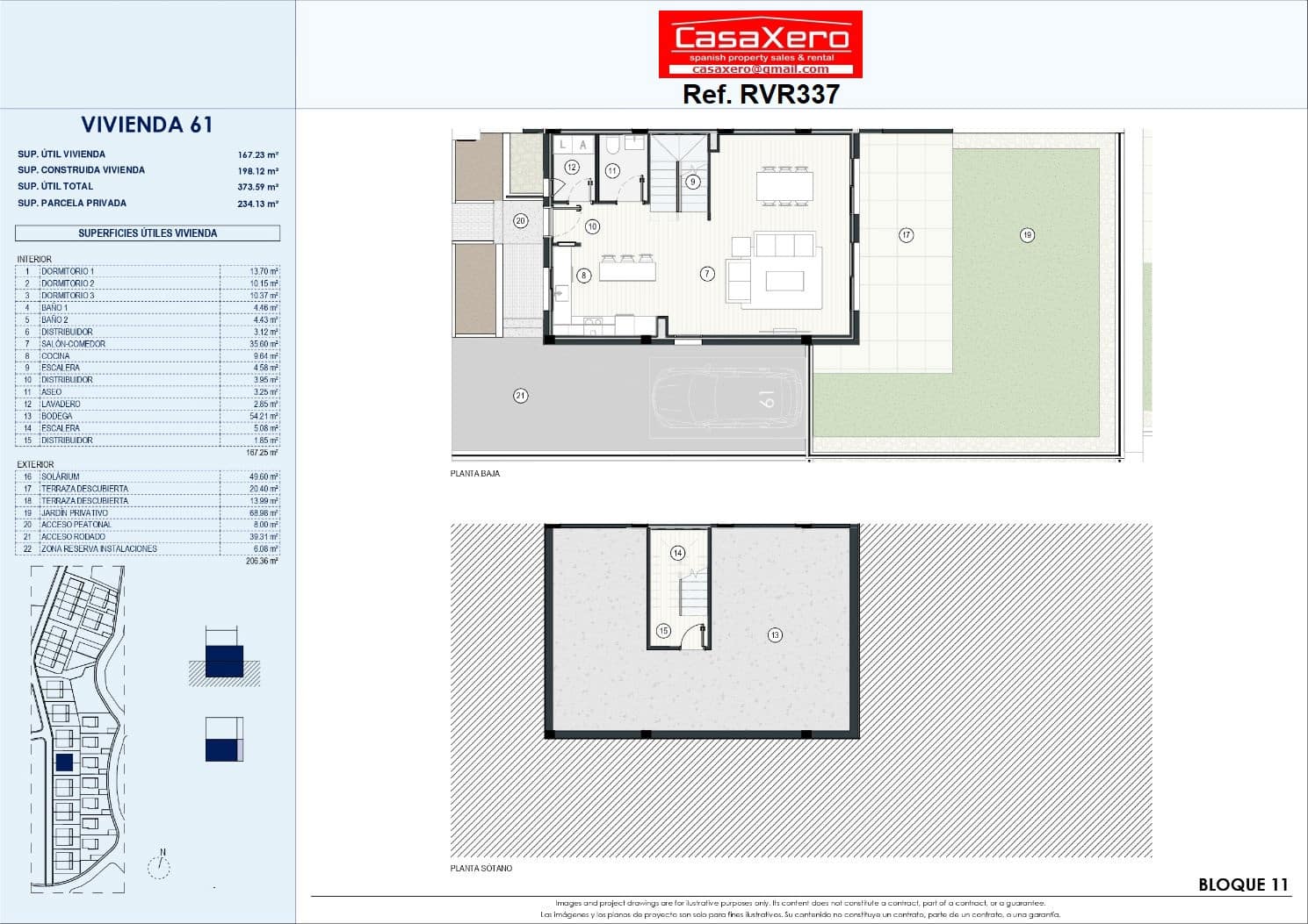 3 soveværelse Semi-Rækkehus til salg i Finestrat med swimmingpool garage - € 435.000 (Ref: 9206156)