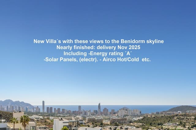 3 quarto Moradia Geminada para venda em Balcón de Finestrat - Terra Marina, Finestrat com piscina garagem - 435 000 € (Ref: 9206156)