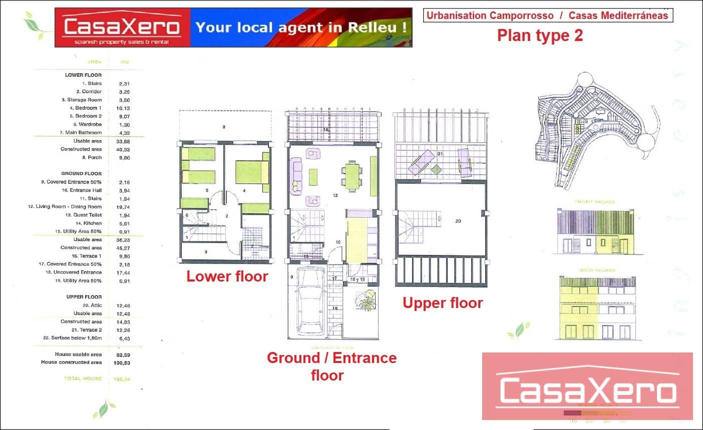 3 camera da letto Casa in vendita in Relleu con piscina garage - 159.000 € (Rif: 9433649)