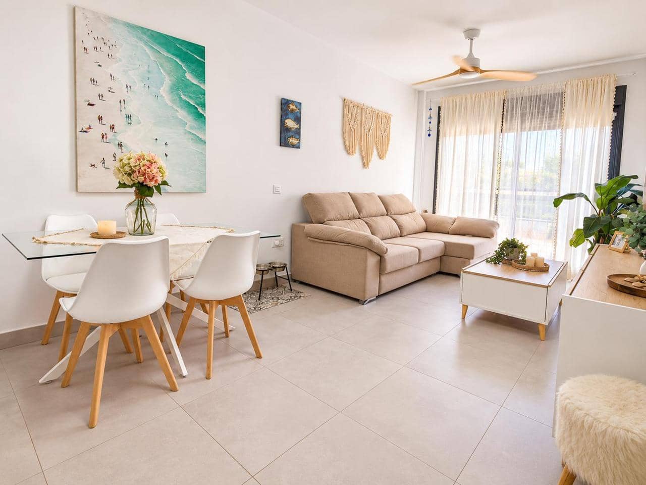2 bedroom Flat for rent in Garrucha with pool garage - € 850 (Ref: 10111141)