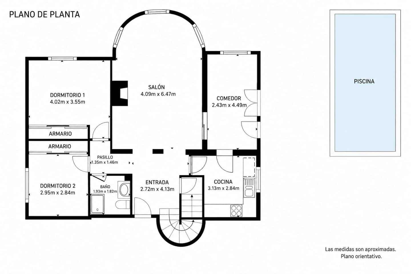 4 makuuhuone Huvila myytävänä paikassa Vera mukana uima-altaan - 365 000 € (Ref: 8672430)