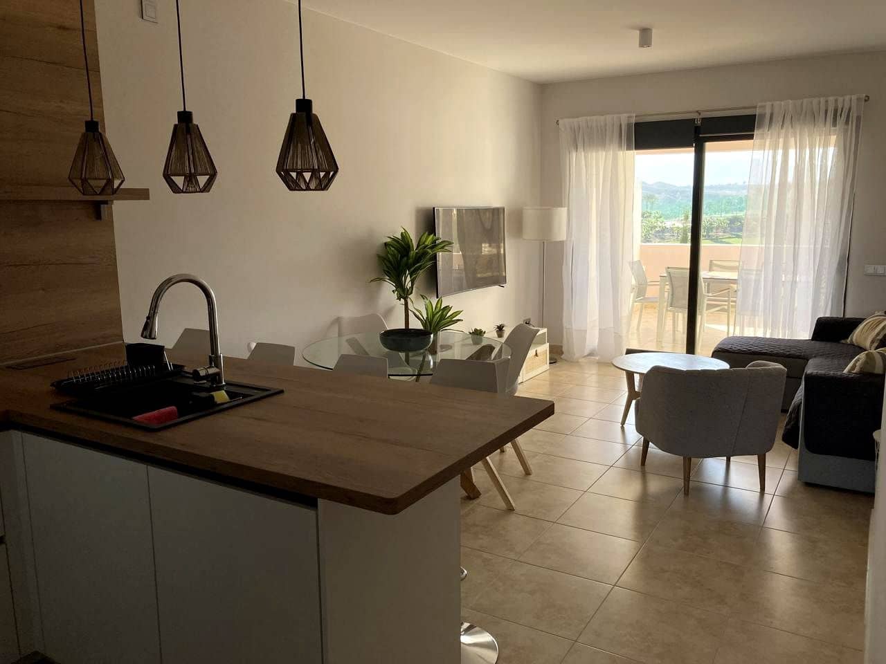 2 sypialnia Mieszkanie do wynajęcia w Vera z basenem garażem - 750 € (Ref: 8676757)