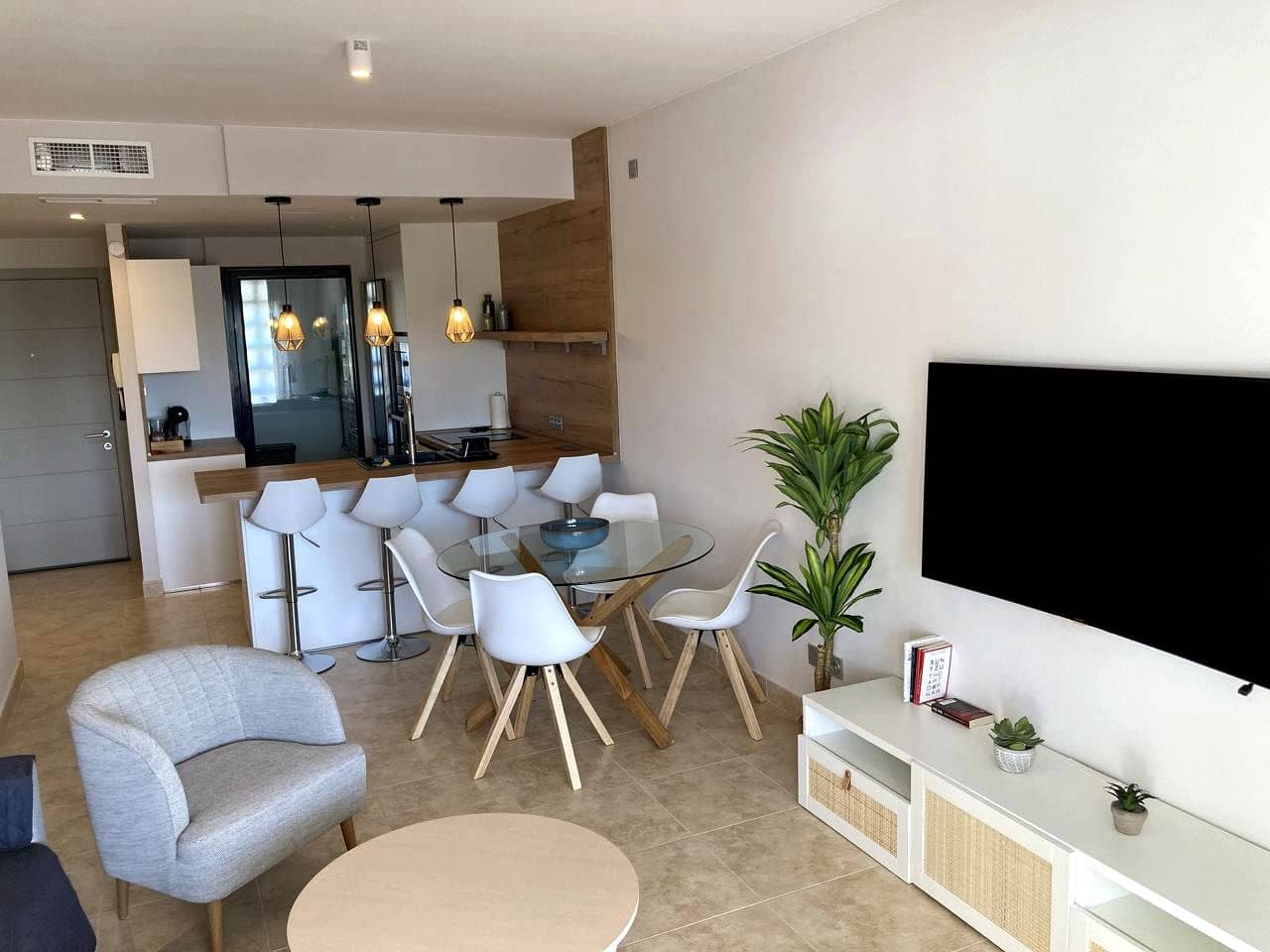 2 sypialnia Mieszkanie do wynajęcia w Vera z basenem garażem - 750 € (Ref: 8676757)