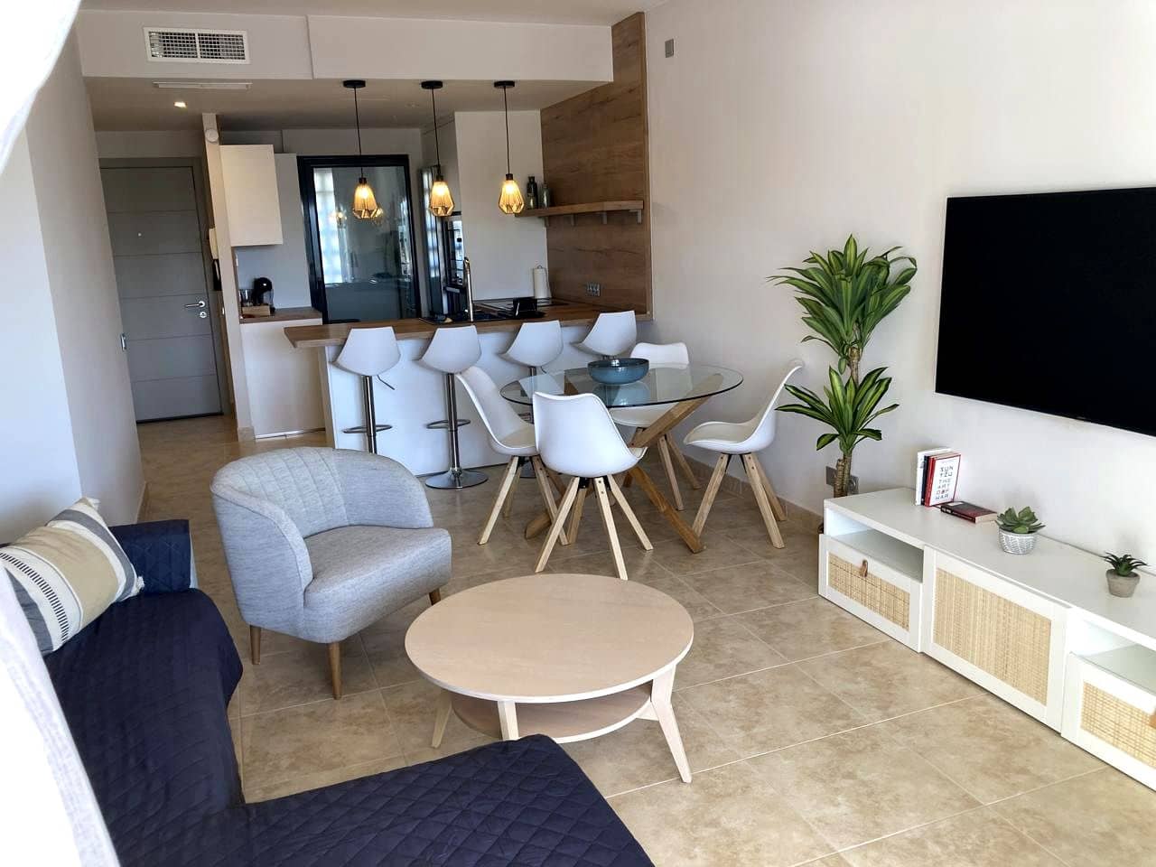 2 sypialnia Mieszkanie do wynajęcia w Vera z basenem garażem - 750 € (Ref: 8676757)