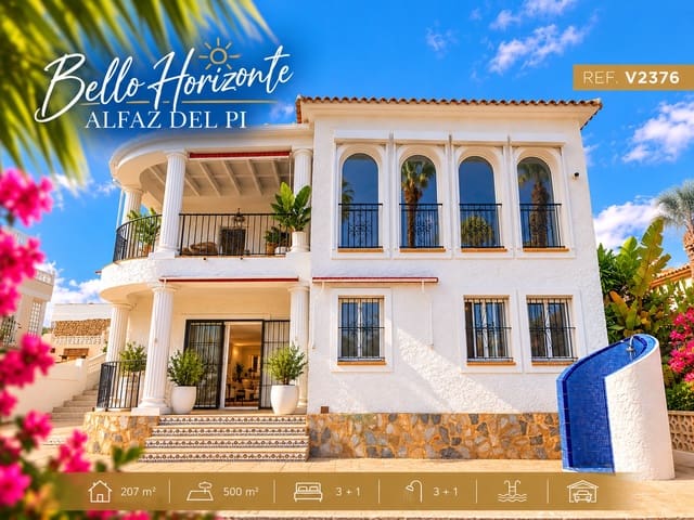 5 Zimmer Villa zu verkaufen in La Nucia mit Pool Garage - 630.000 € (Ref: 10160448)