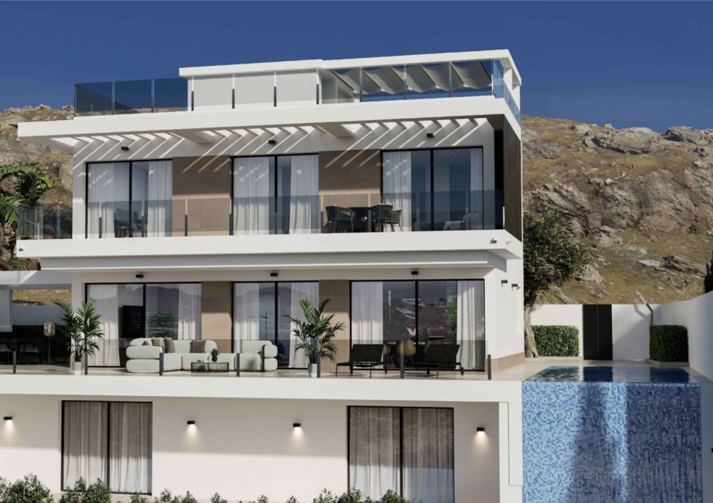 4 soverom Villa til salgs i Finestrat med svømmebasseng garasje - € 2 700 000 (Ref: 8093775)