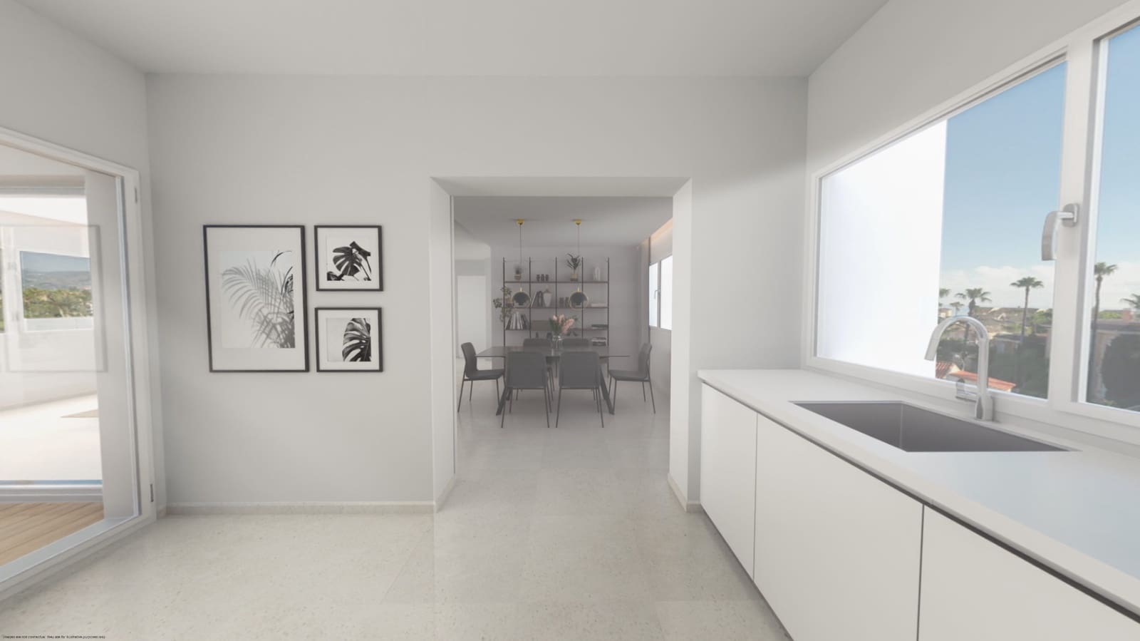 3 soverom Leilighet til salgs i Oliva med svømmebasseng garasje - € 380 275 (Ref: 8123971)