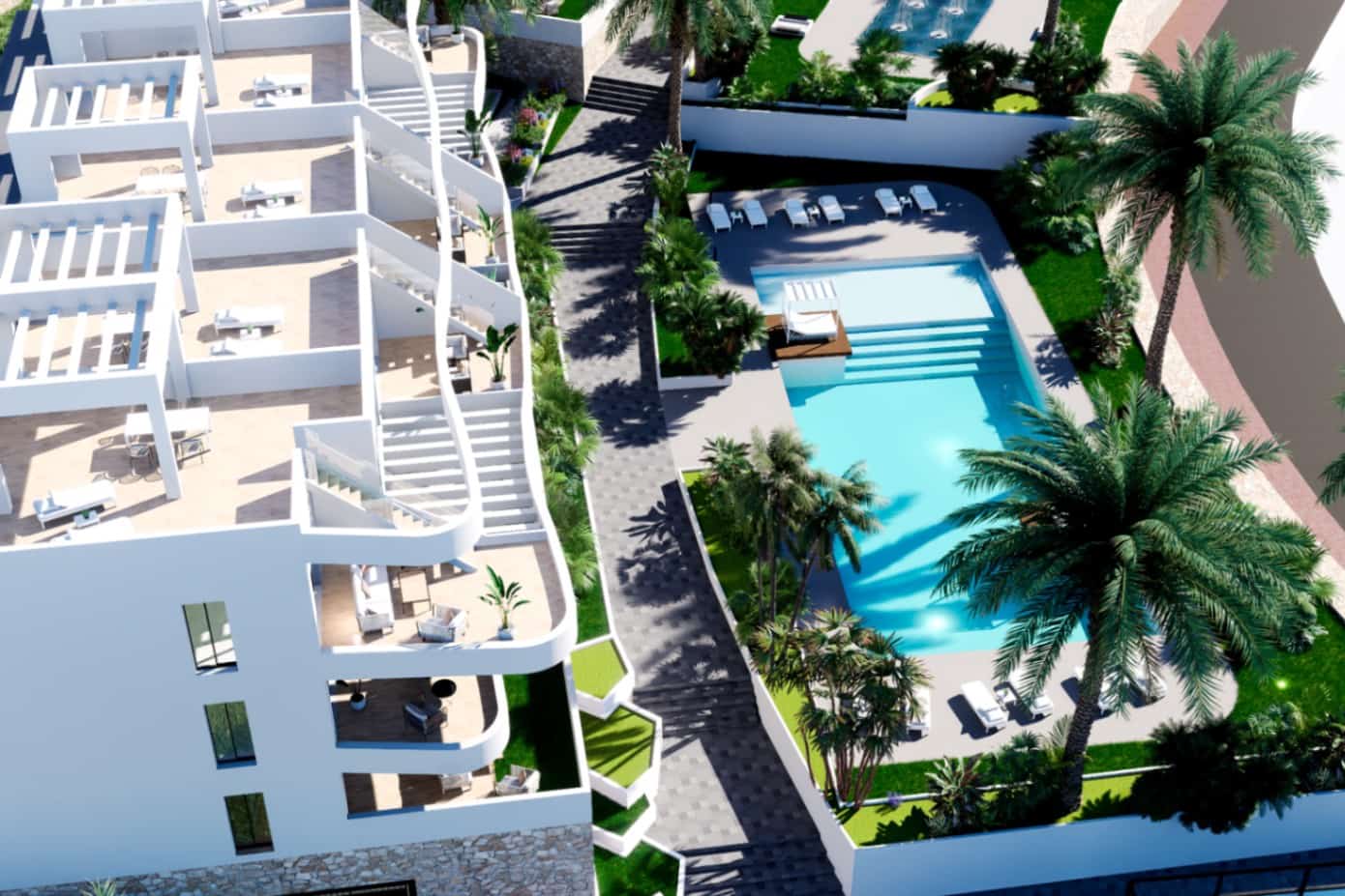 2 soverom Leilighet til salgs i Finestrat med svømmebasseng garasje - € 359 900 (Ref: 8852158)