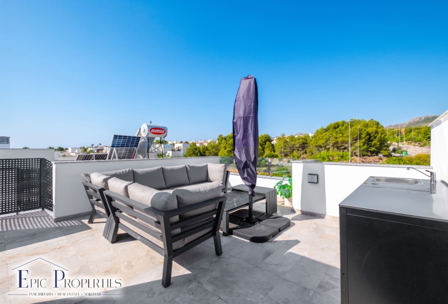 3 chambre Maison de Ville à vendre à Polop avec piscine garage - 379 000 € (Ref: 9144452)