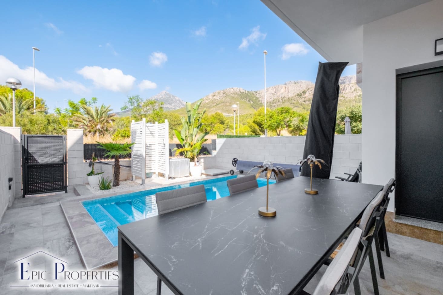 3 chambre Maison de Ville à vendre à Polop avec piscine garage - 379 000 € (Ref: 9144452)