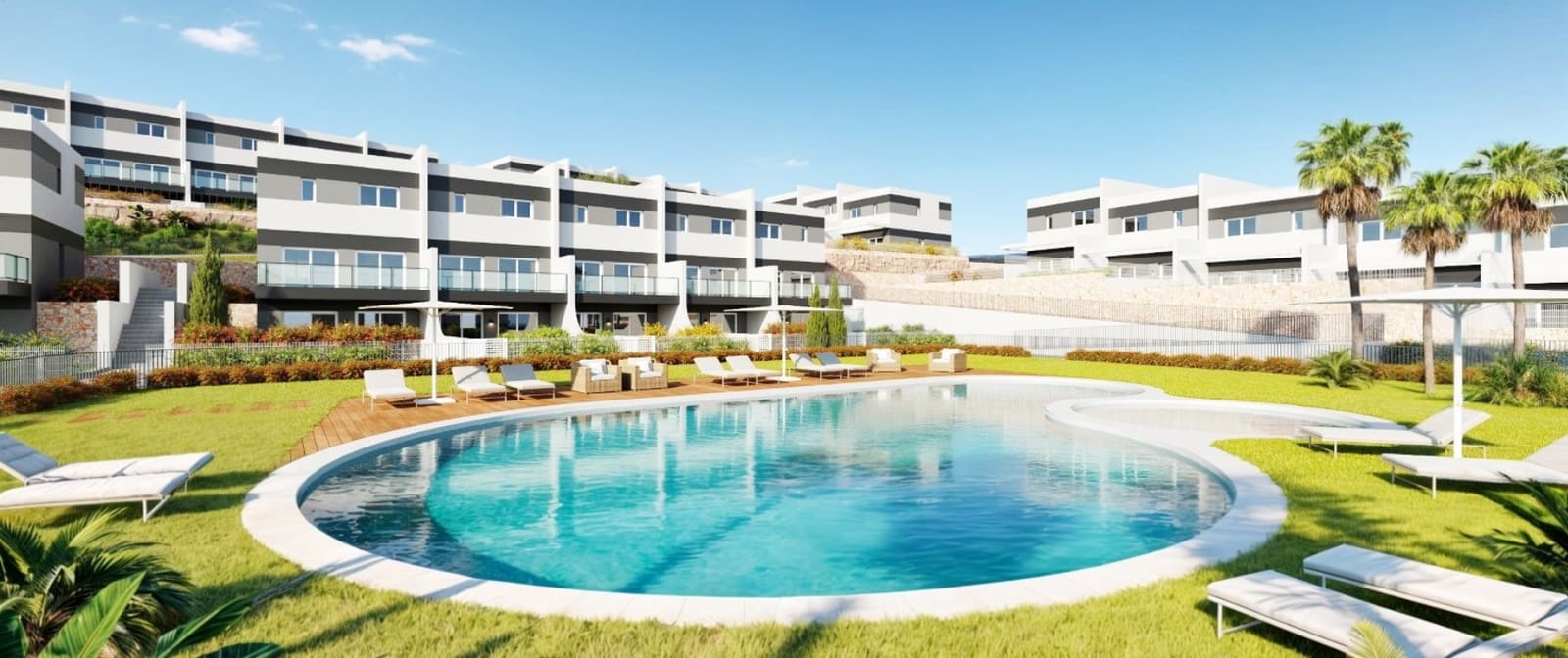 3 sovrum Semi-fristående Villa till salu i Finestrat med pool - 425 000 € (Ref: 9650595)