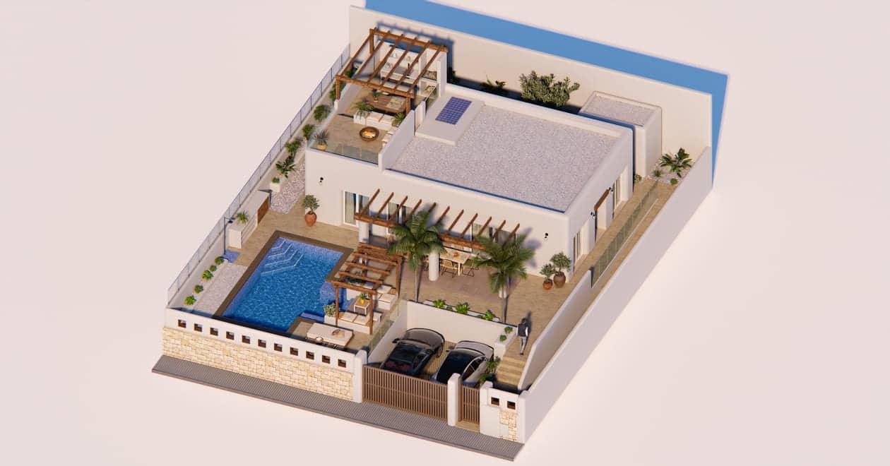 3 sypialnia Willa na sprzedaż w Polop z basenem garażem - 763 000 € (Ref: 9874317)