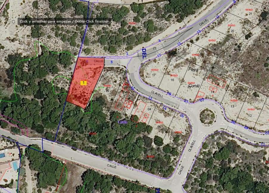 Building Plot for sale in Alfaz del Pi / L'Alfas del Pi - € 180,000 (Ref: 9927777)