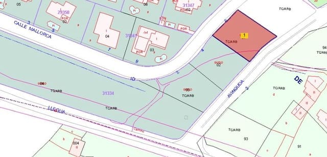 Tontti myytävänä paikassa Alfaz del Pi / L'Alfàs del Pi - 185 000 € (Ref: 9927779)