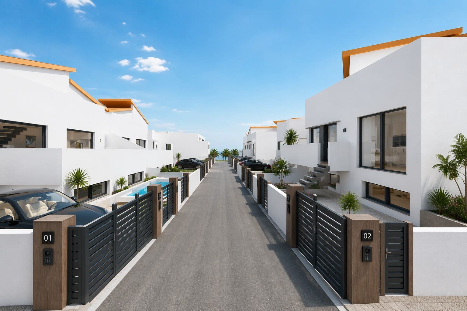 4 sypialnia Dom blizniak na sprzedaż w La Nucia z basenem garażem - 575 000 € (Ref: 9938787)