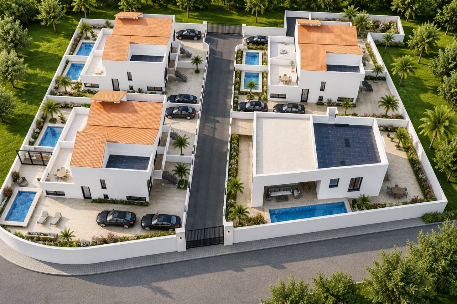 4 sypialnia Dom blizniak na sprzedaż w La Nucia z basenem garażem - 575 000 € (Ref: 9938787)