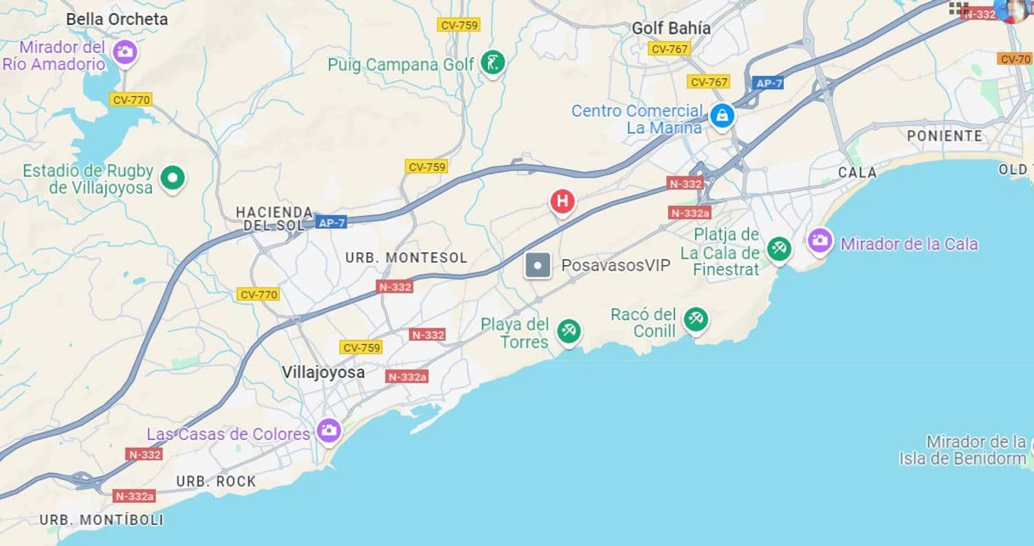 2 makuuhuone Huoneisto myytävänä paikassa La Villajoyosa / Vila Joiosa mukana uima-altaan 
autotalli - 433 000 € (Ref: 8812123)