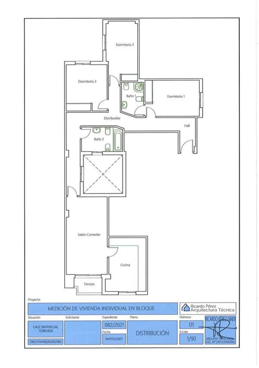 3 soverom Leilighet til salgs i Torrevieja med garasje - € 230 000 (Ref: 9335628)