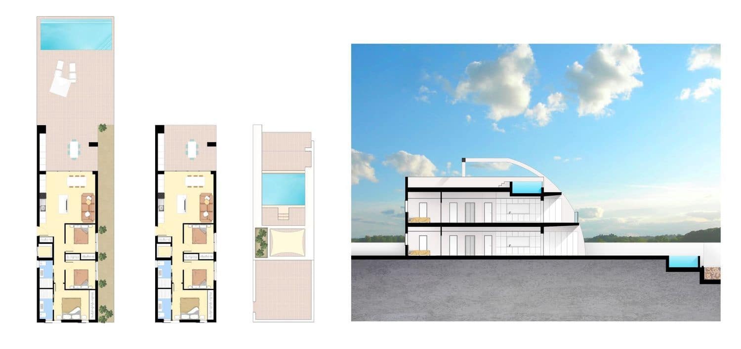 4 chambre Maison de Ville à vendre à Ciudad Quesada avec piscine garage - 599 000 € (Ref: 9371203)