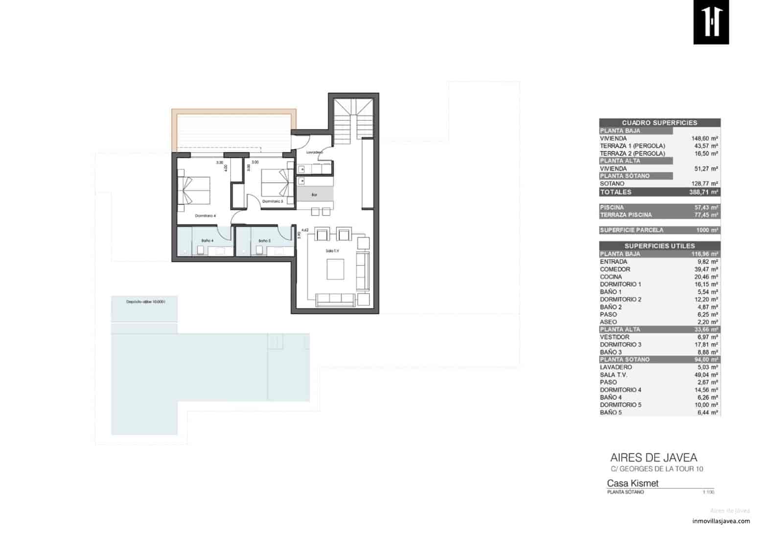 5 chambre Villa/Maison à vendre à Javea / Xabia avec piscine garage - 1 900 000 € (Ref: 9221322)