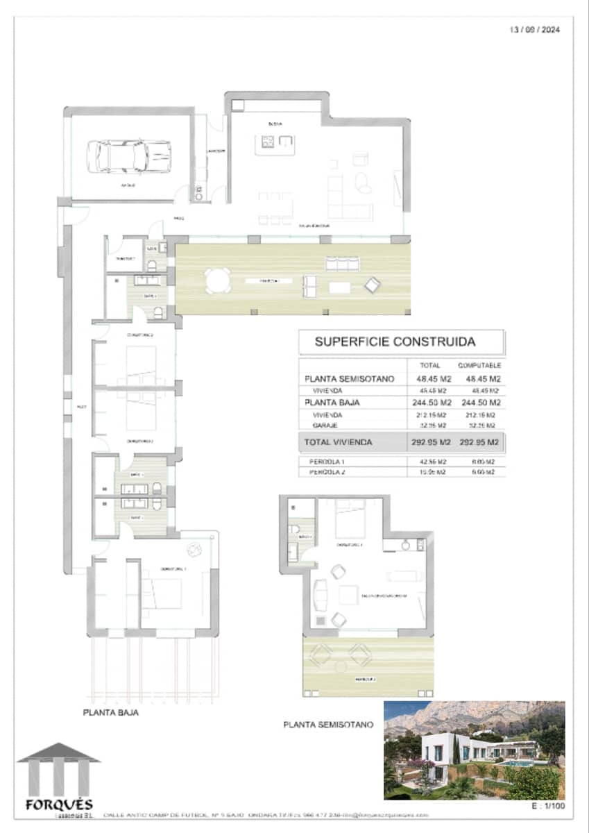 4 soverom Villa til salgs i Javea / Xabia med svømmebasseng garasje - € 1 875 000 (Ref: 9221327)