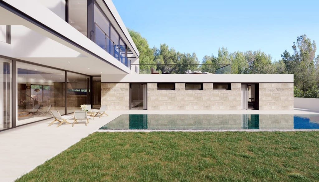 4 Zimmer Villa zu verkaufen in Santa Ponsa mit Pool Garage - 3.500.000 € (Ref: 7124852)