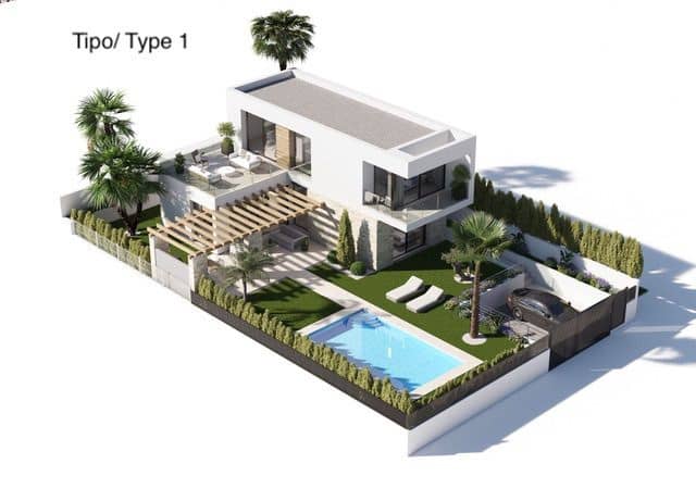 3 bedroom Villa for sale in Finestrat with pool garage - € 1,145,000 (Ref: 4358231)