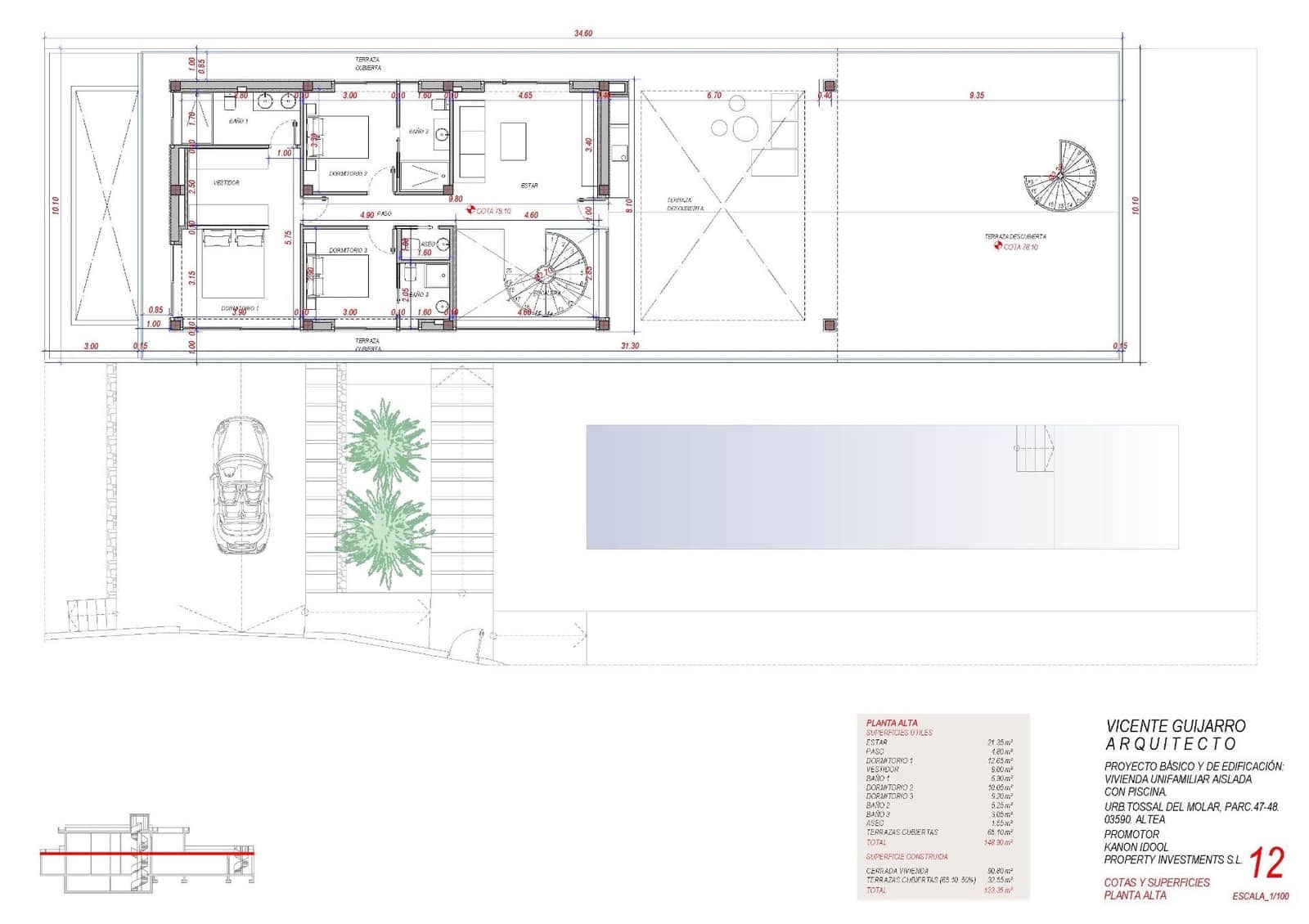 Teren niezagospodarowany na sprzedaż w Altea - 690 000 € (Ref: 9050734)