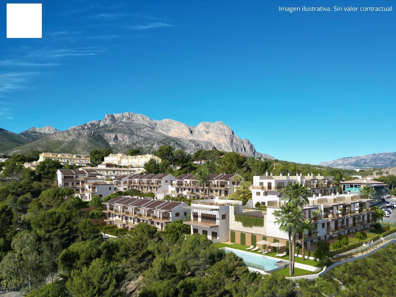 Chalet de 4 habitaciones en La Nucia en venta con piscina garaje - 427.000 € (Ref: 9068532)