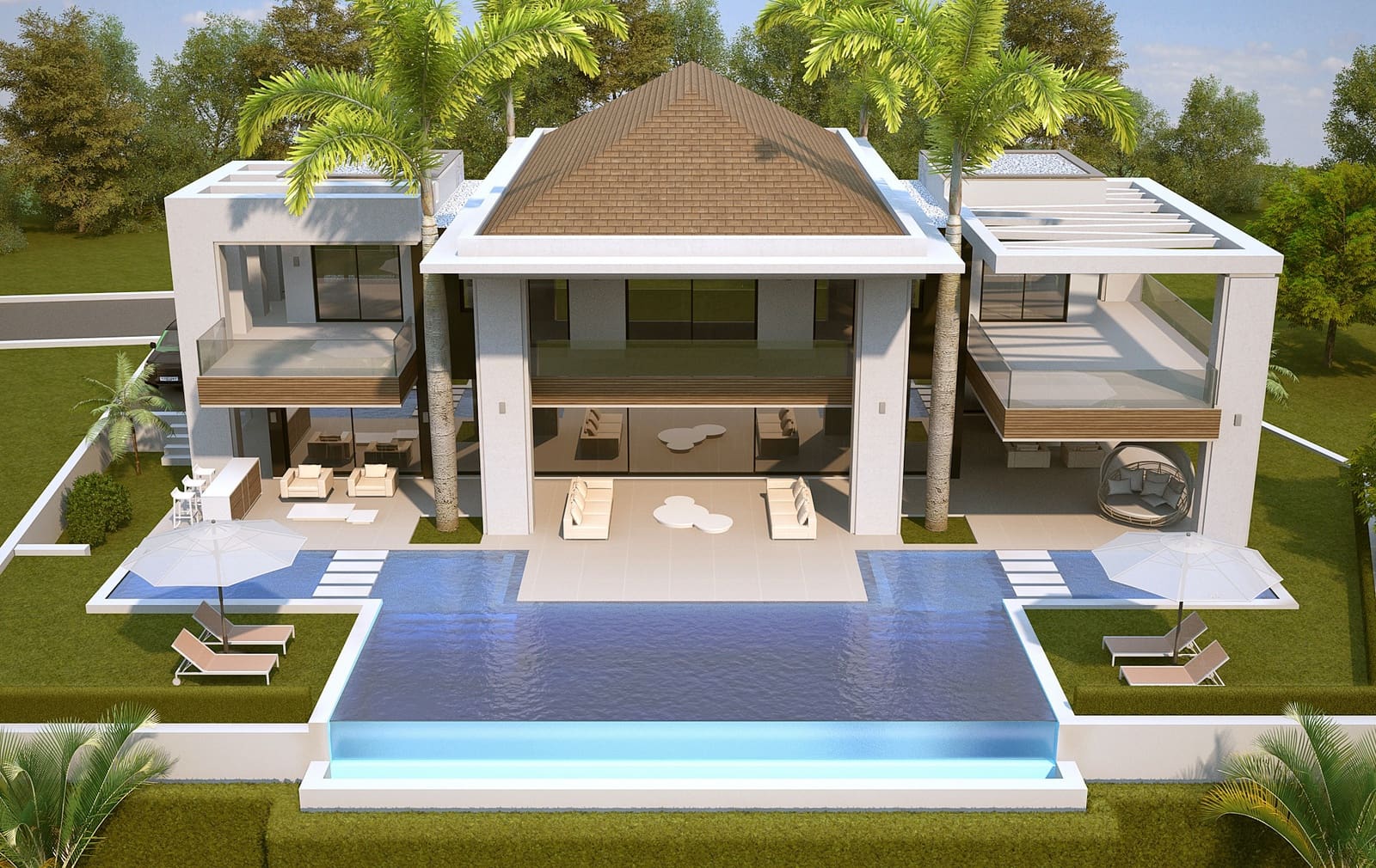 6 soveværelse Villa til salg i Los Flamingos med swimmingpool garage - € 3.800.000 (Ref: 5052681)