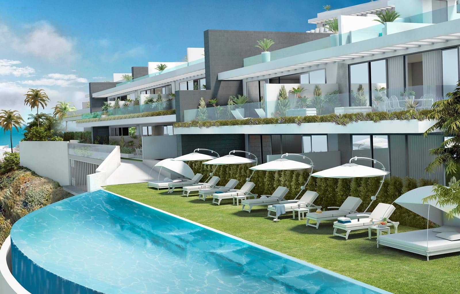 3 sovrum Lägenhet till salu i Benalmadena Costa med pool garage - 520 000 € (Ref: 5052716)