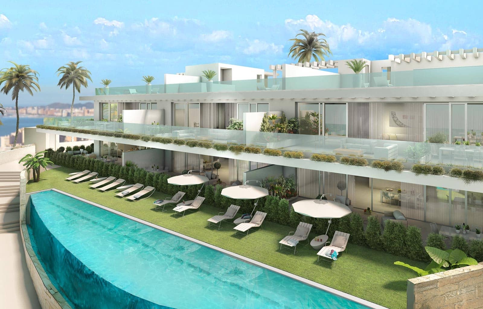 3 sovrum Lägenhet till salu i Benalmadena Costa med pool garage - 520 000 € (Ref: 5052716)