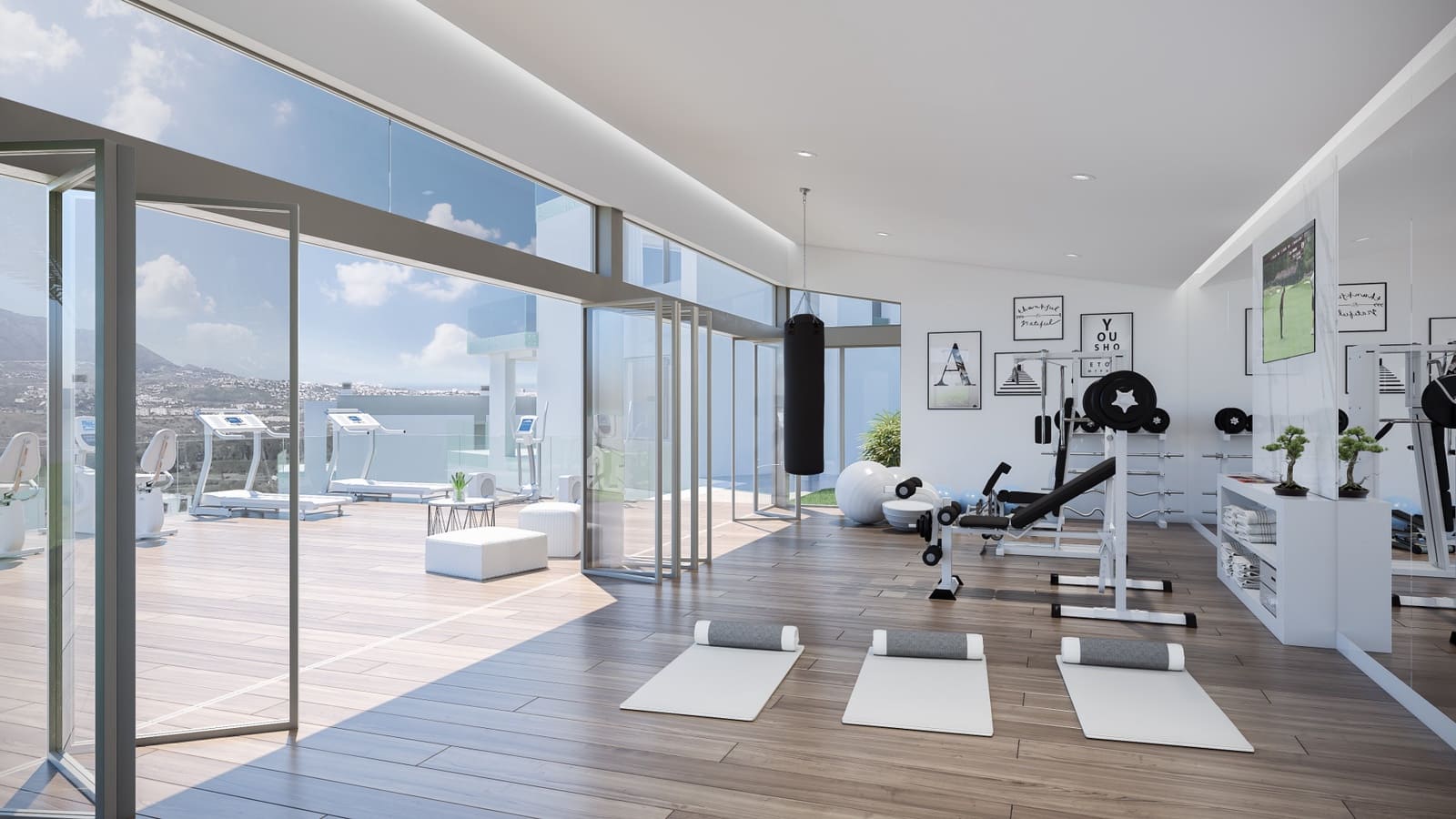 3 sypialnia Apartament na sprzedaż w Mijas Costa z basenem garażem - 499 000 € (Ref: 5052757)