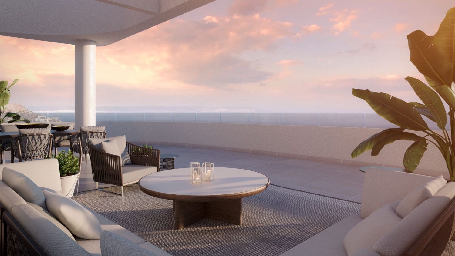 Ático de 2 habitaciones en Mijas Costa en venta con piscina garaje - 1.150.000 € (Ref: 5052767)