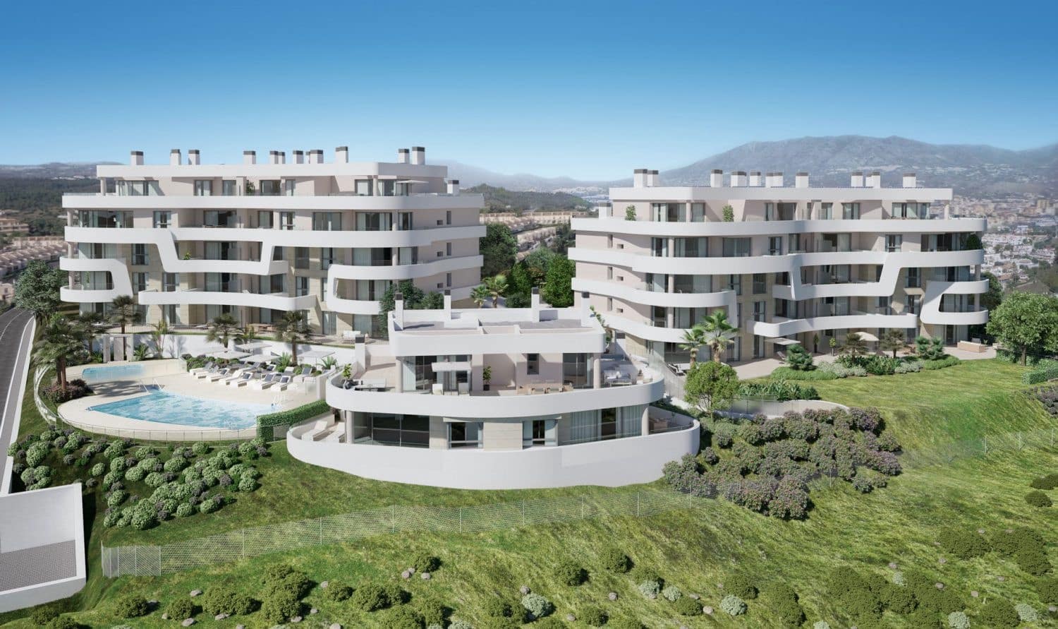 Ático de 2 habitaciones en Mijas Costa en venta con piscina garaje - 1.150.000 € (Ref: 5052767)