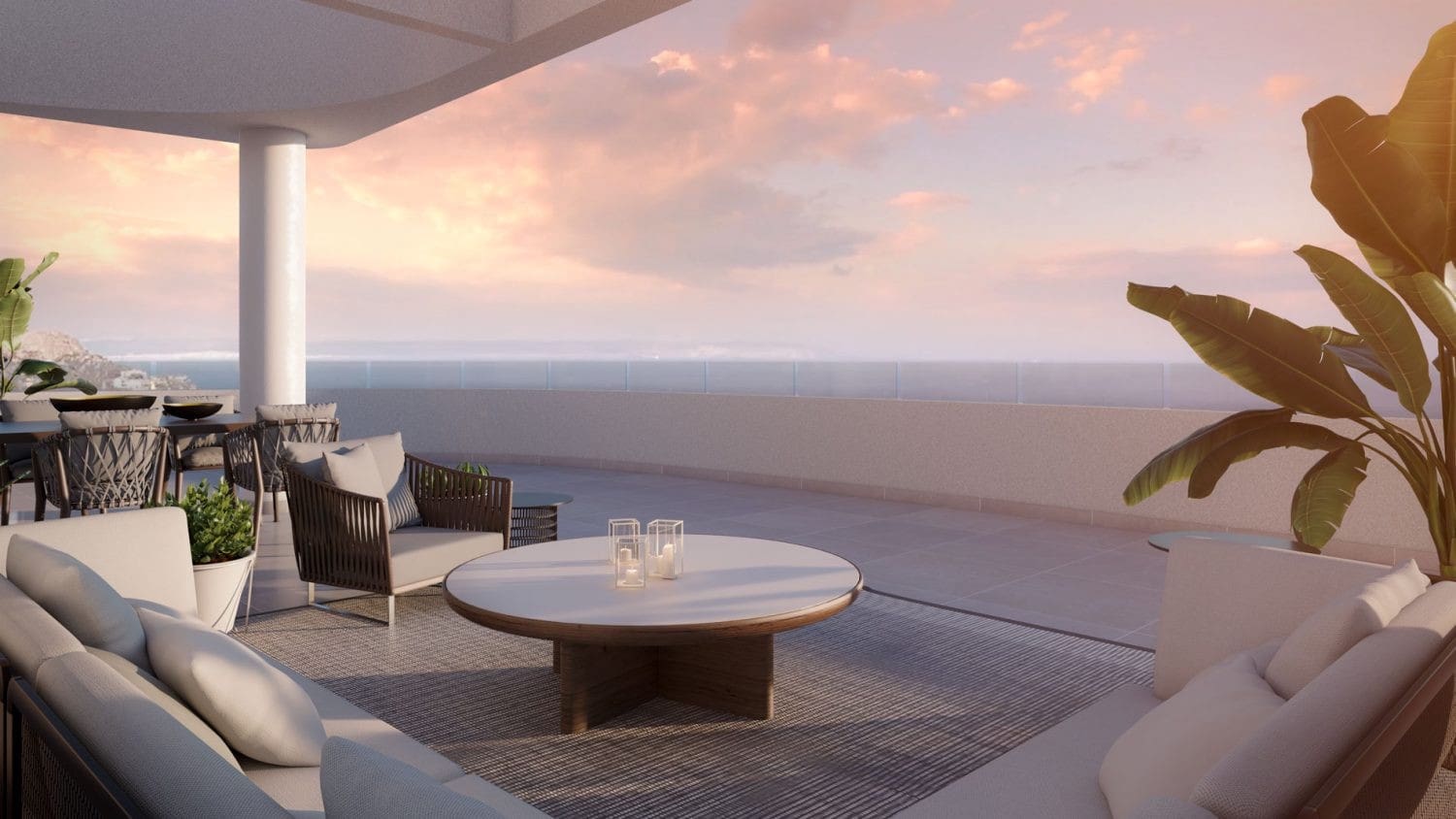 2 Zimmer Penthouse zu verkaufen in Mijas Costa mit Pool Garage - 1.150.000 € (Ref: 5052767)