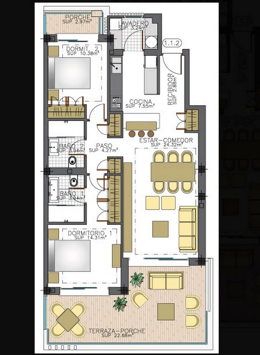 2 sypialnia Apartament na sprzedaż w Mijas Costa z basenem garażem - 270 172 € (Ref: 5302140)