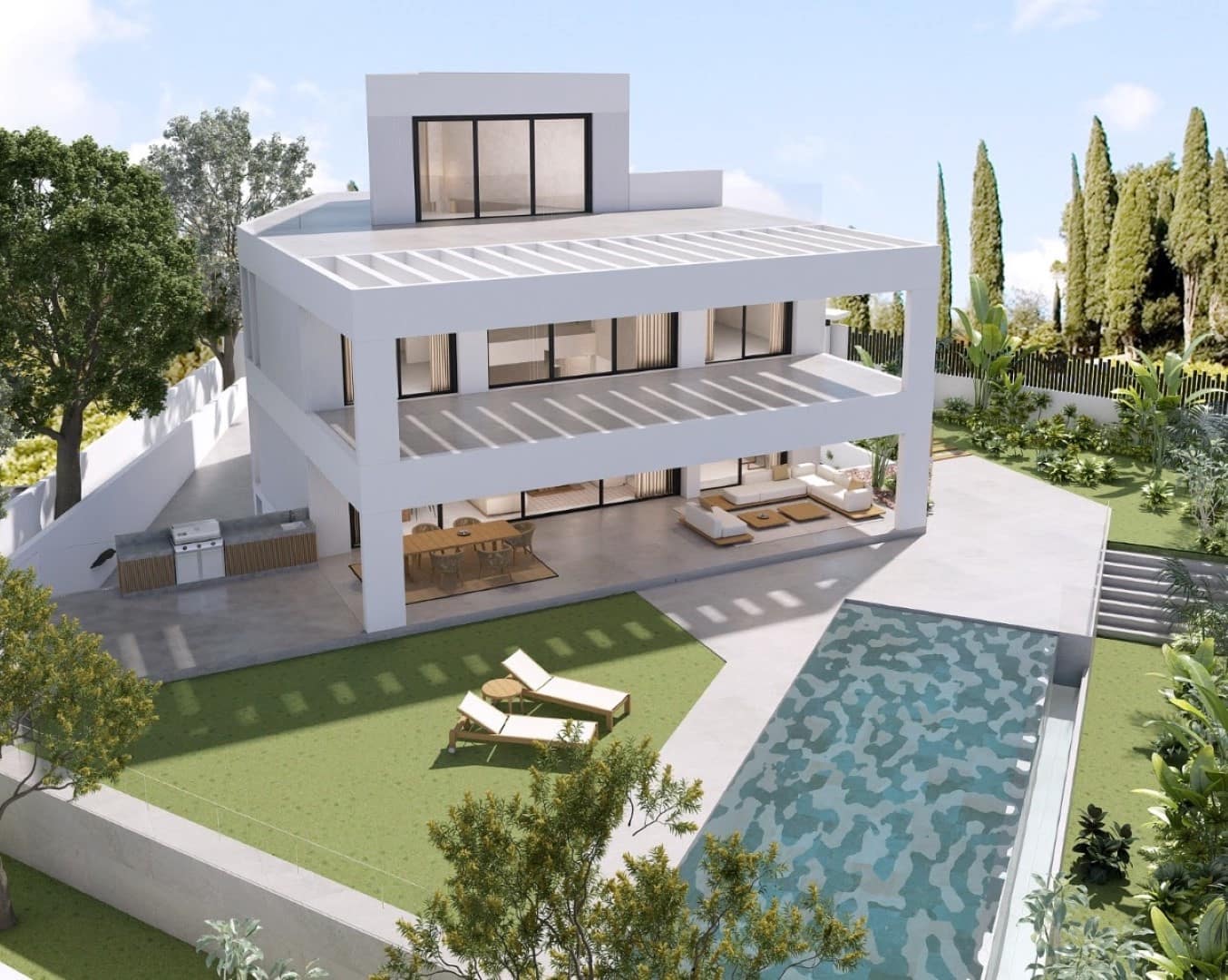 4 soverom Villa til salgs i Guadalmina med svømmebasseng garasje - € 3 285 000 (Ref: 6745732)