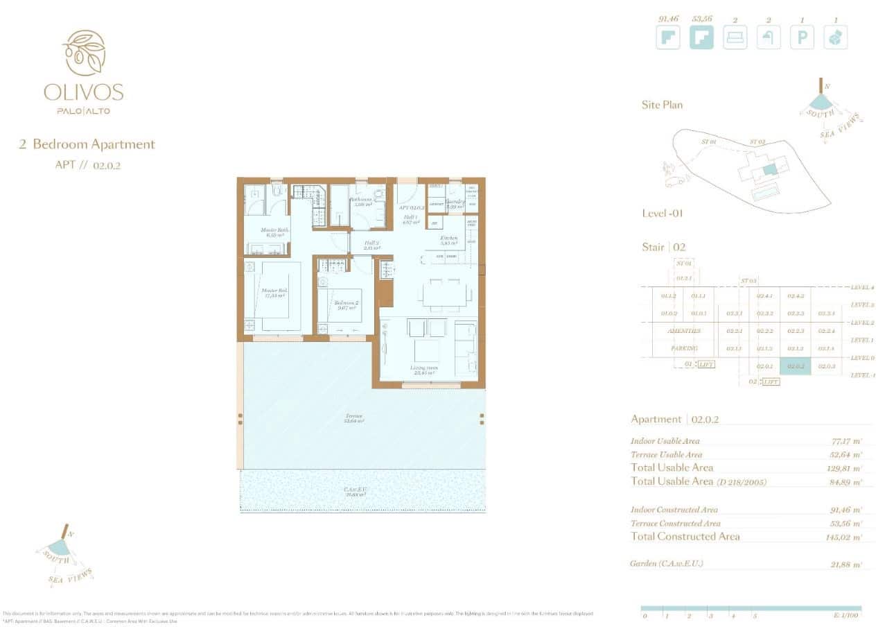 2 sypialnia Apartament na sprzedaż w Ojen z basenem garażem - 795 000 € (Ref: 7849341)