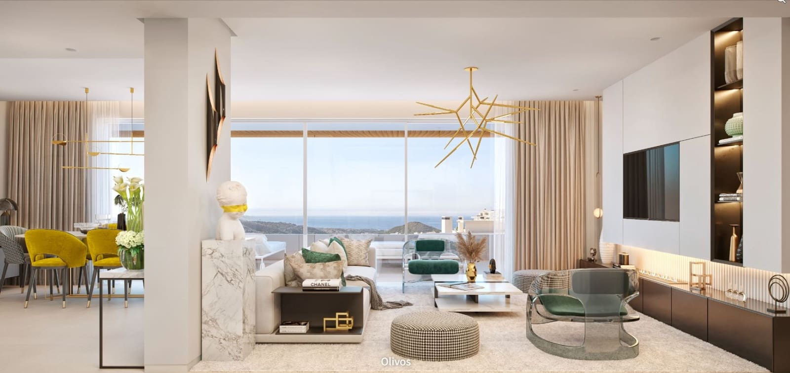 2 sypialnia Apartament na sprzedaż w Ojen z basenem garażem - 795 000 € (Ref: 7849341)