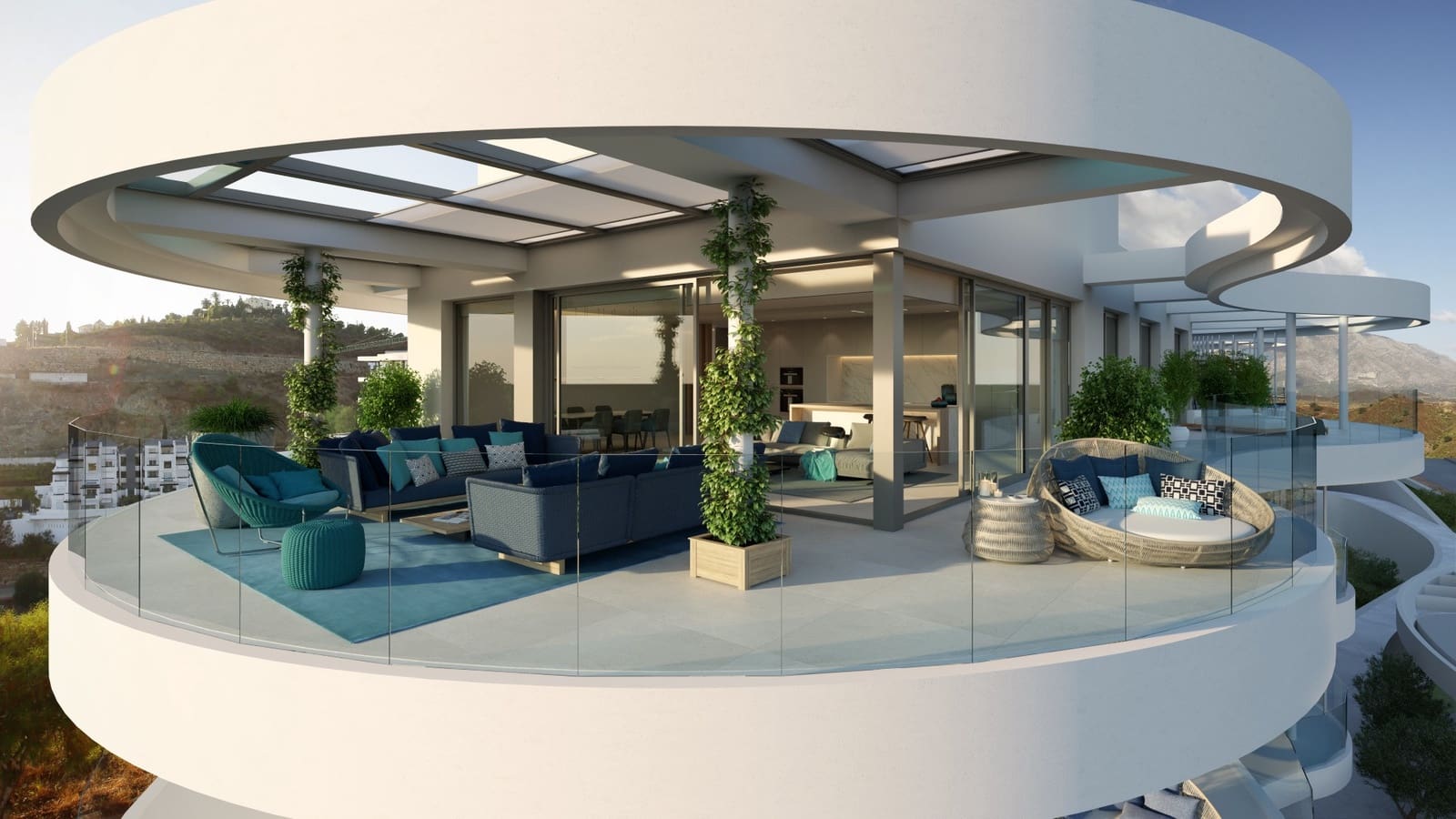 4 chambre Penthouse à vendre à Benahavis avec piscine garage - 2 175 500 € (Ref: 8103940)