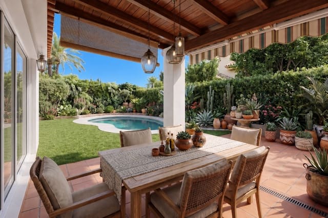 3 sypialnia Willa na sprzedaż w Marbella z basenem garażem - 2 700 000 € (Ref: 8308274)