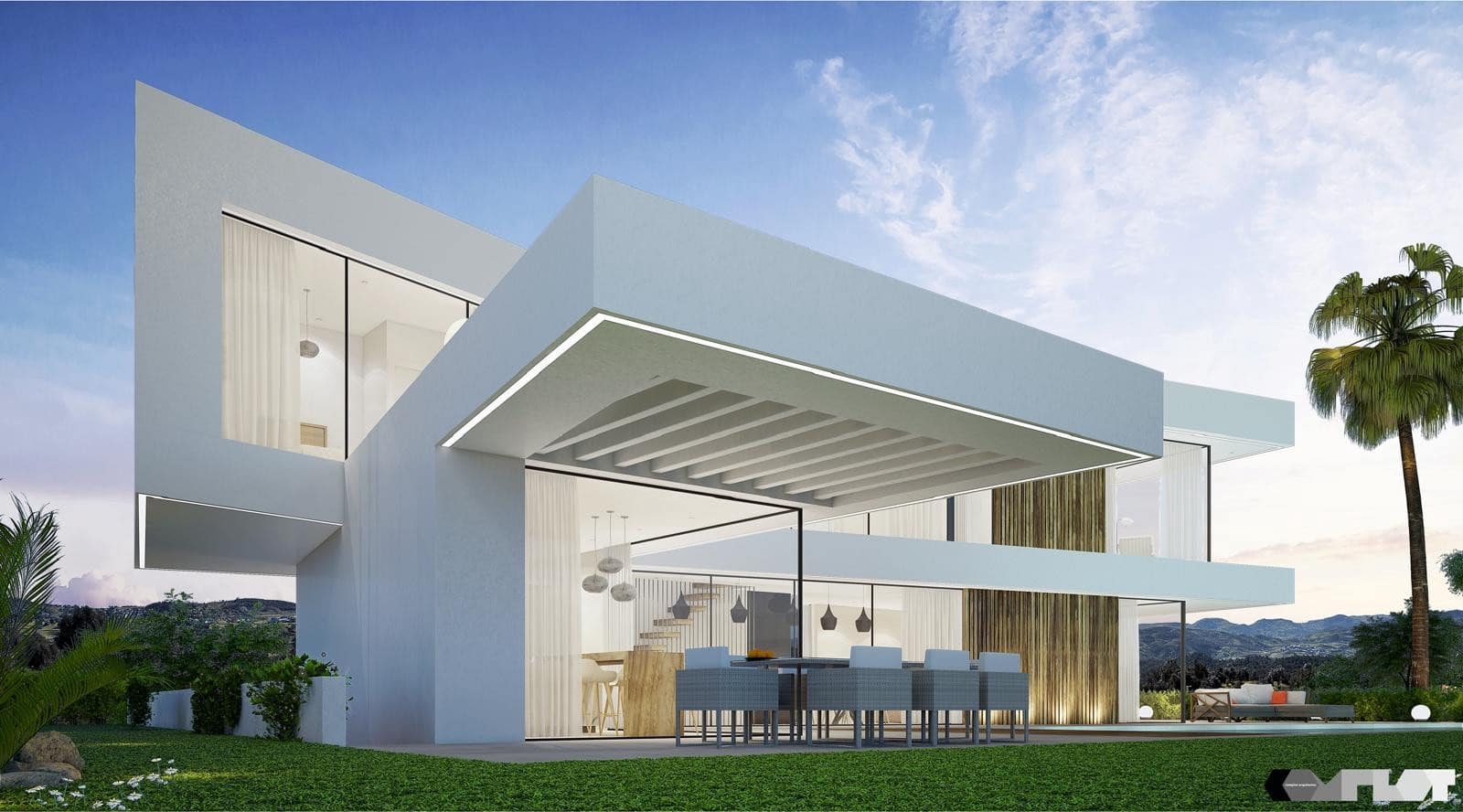 4 sypialnia Willa na sprzedaż w Torrequebrada z basenem garażem - 1 395 000 € (Ref: 8485508)