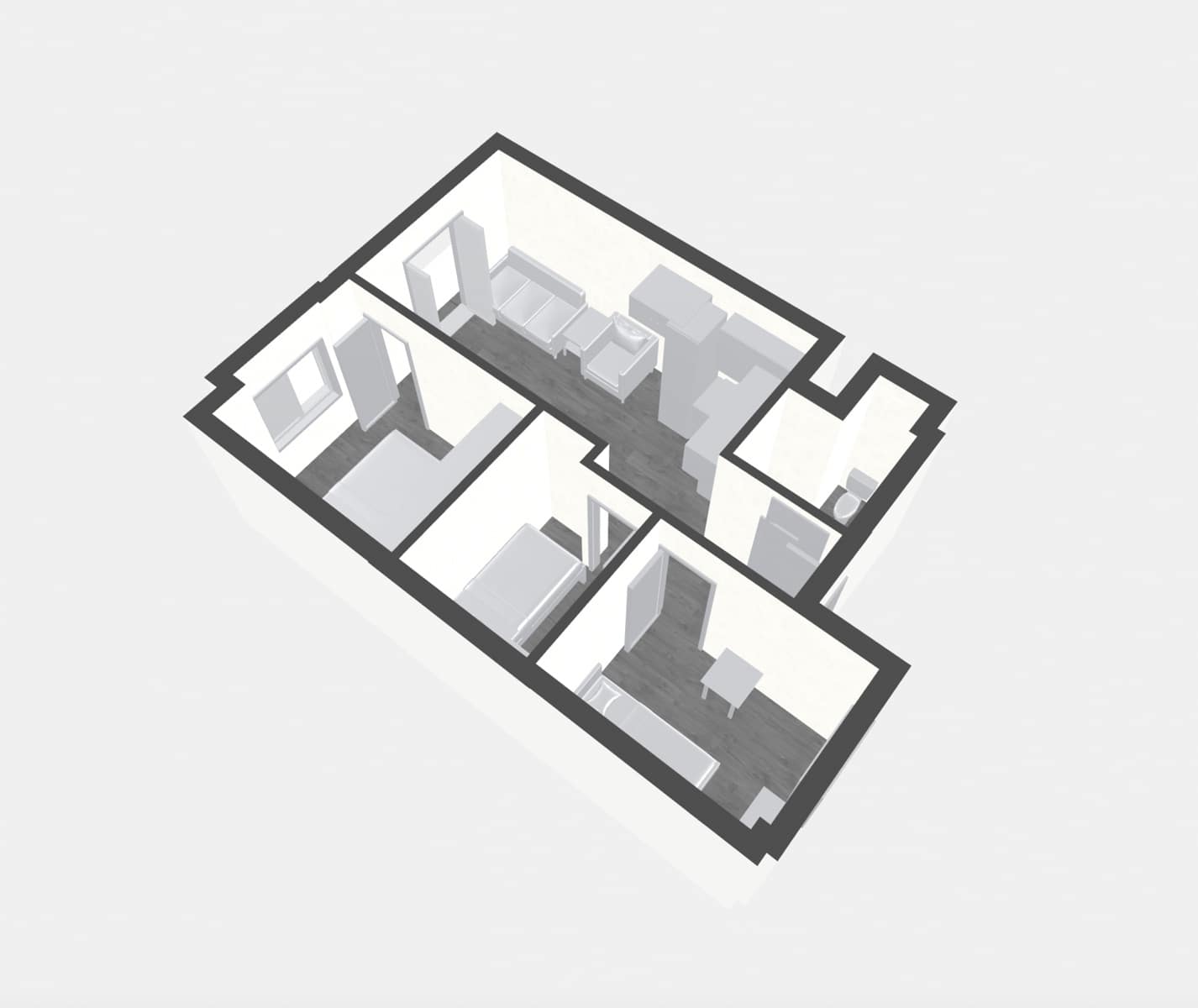 3 camera da letto Appartamento in vendita in Malaga citta - 312.000 € (Rif: 8929070)