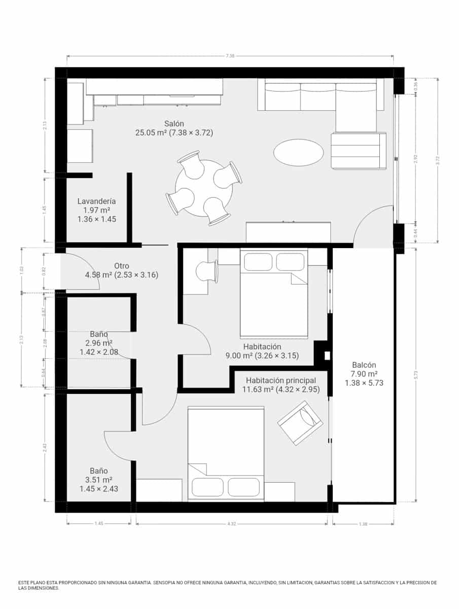 Apartamento de 2 habitaciones en Málaga ciudad en venta con garaje - 495.000 € (Ref: 9017269)